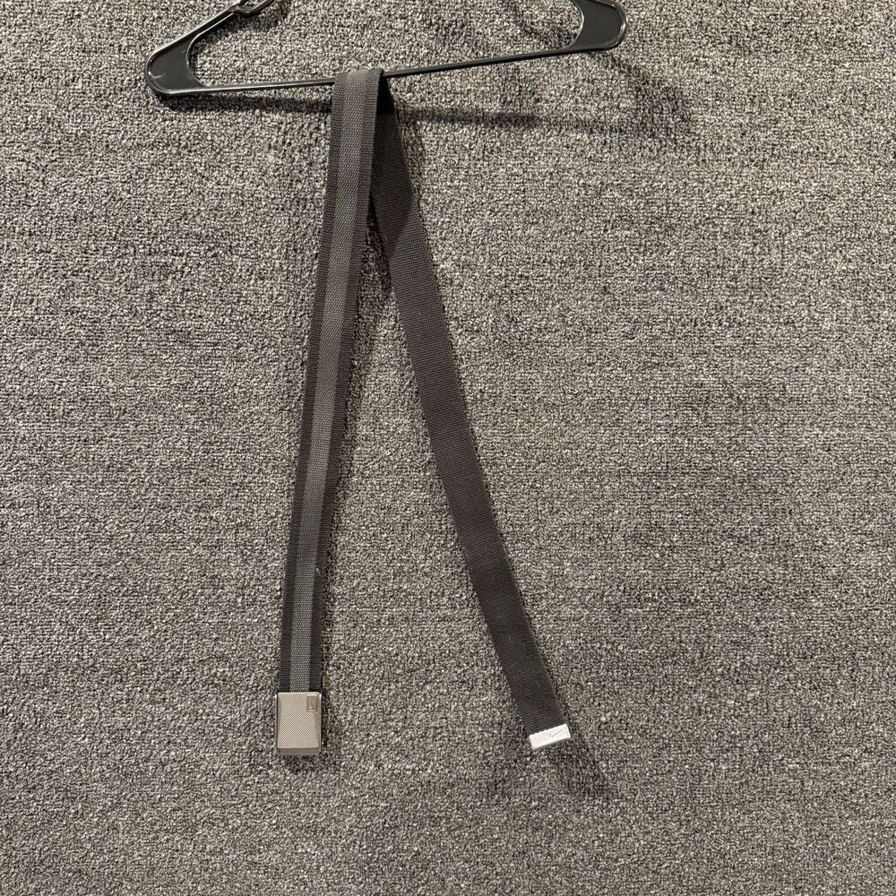 Nike Mens Black Adjustable Canvas Belt One Size Fits Most